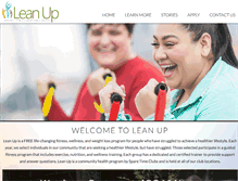 Tablet Screenshot of leanup.net